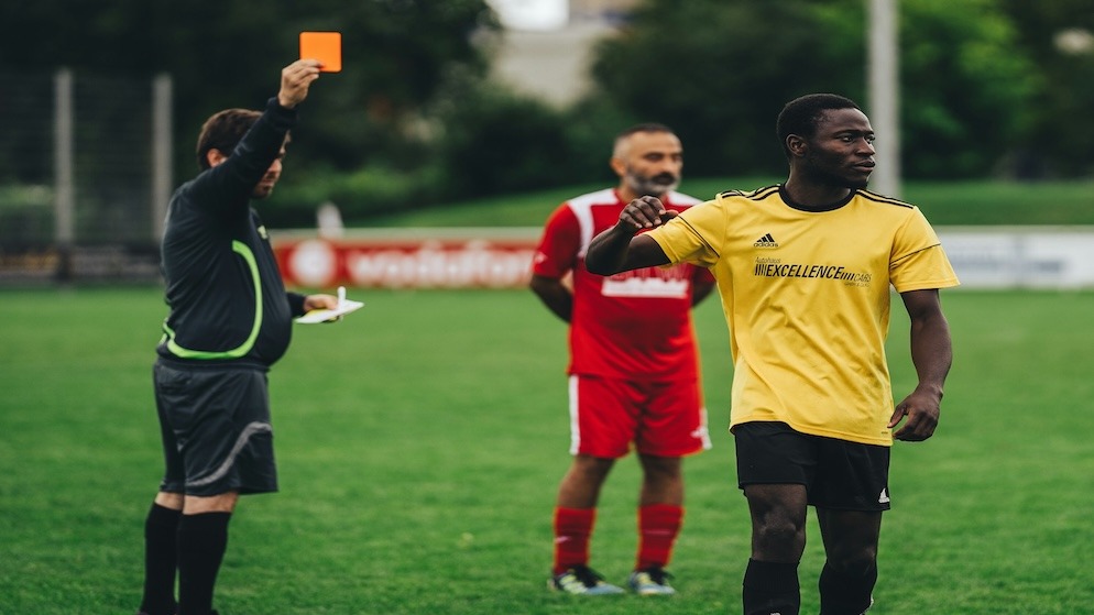 A red card? What does it mean