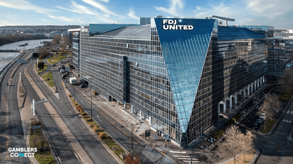 Aerial view of the FDJ UNITED headquarters, representing the operator's strategic move to integrate Kambi's full Odds Feed+ service into its proprietary platform.