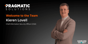 Kieren Lovell, the new Chief Information Security Officer (CISO), introduced in a Pragmatic Solutions "Welcome to the Team" graphic.