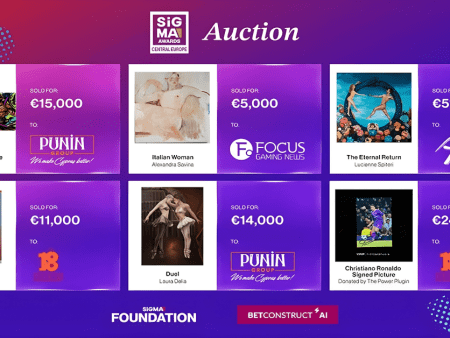 SiGMA Central Europe B2B Awards Auction Brings in a Whopping €120,000 for the SiGMA Foundation