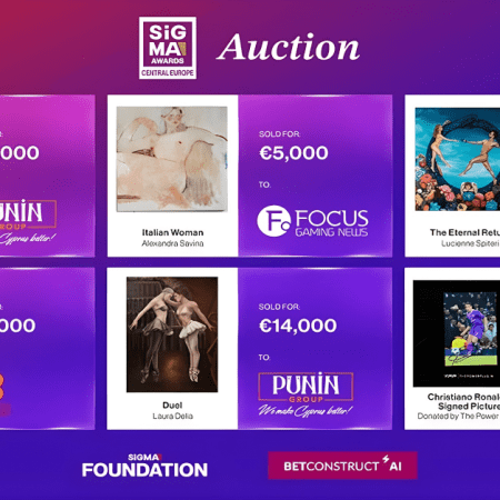 SiGMA Central Europe B2B Awards Auction Brings in a Whopping €120,000 for the SiGMA Foundation
