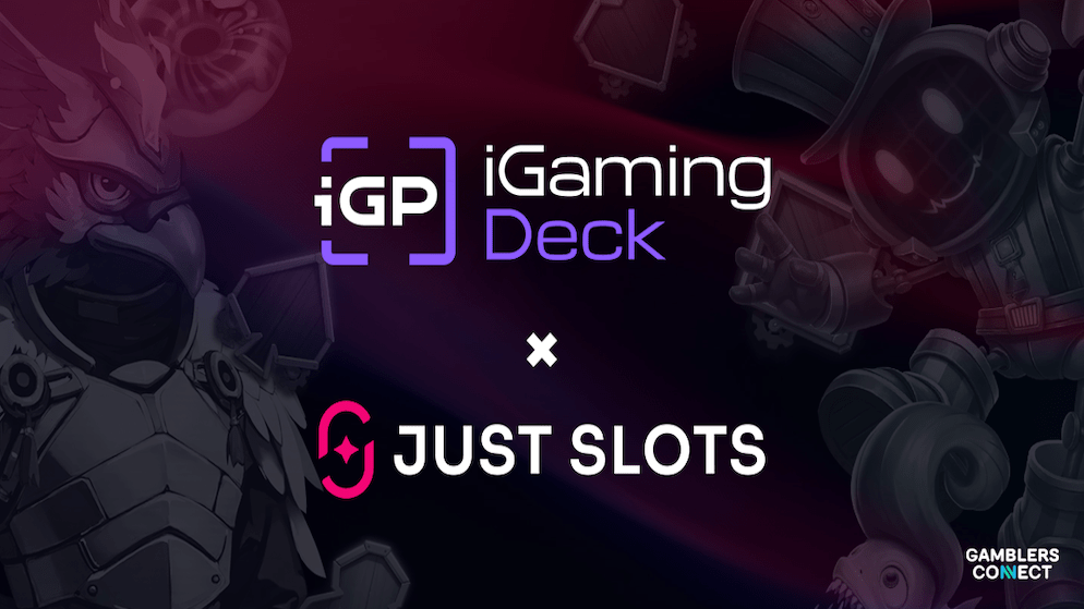 Interface graphic showing the iGaming Deck aggregation platform structure.
