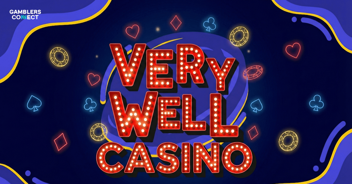 Verywell Casino neon sign and logo interface