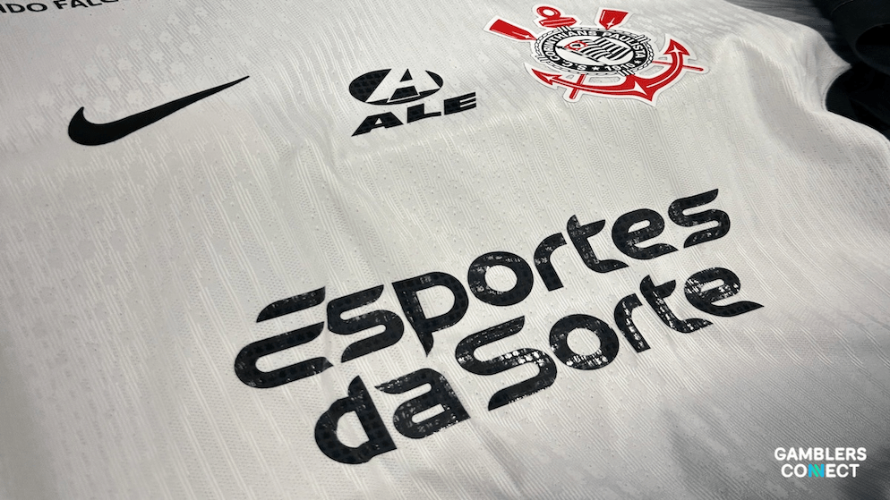 The Brazilian flag representing the booming sports betting market in the country's top football league.