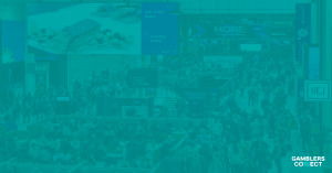 A wide view of the ICE gaming exhibition floor representing the major event where the partnership will be showcased.