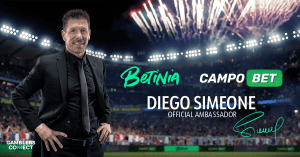 Diego Simeone Named Official Ambassador for Betinia and CampoBet