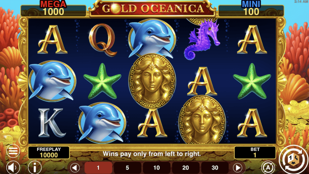 Gold Oceanica Hold & Win Base Game