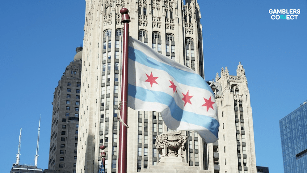 The interior dome of the Illinois State Capitol where senators are debating the new sports betting bills.