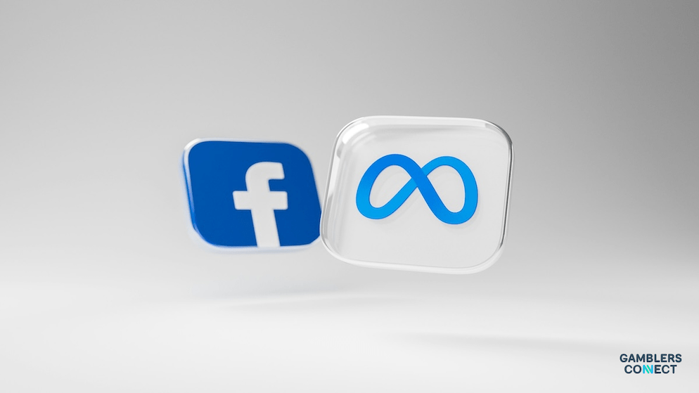 The Meta infinity logo and Facebook 'f' icon, illustrating the tech giant's ongoing struggle with regulators in the Netherlands and UK over ad compliance.