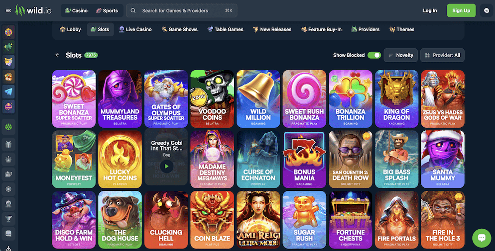 Wild io casino slots