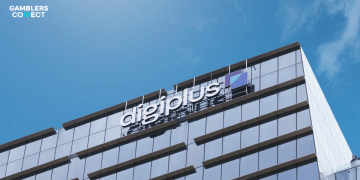 The exterior of the DigiPlus Interactive Corp building in Manila, Philippines.