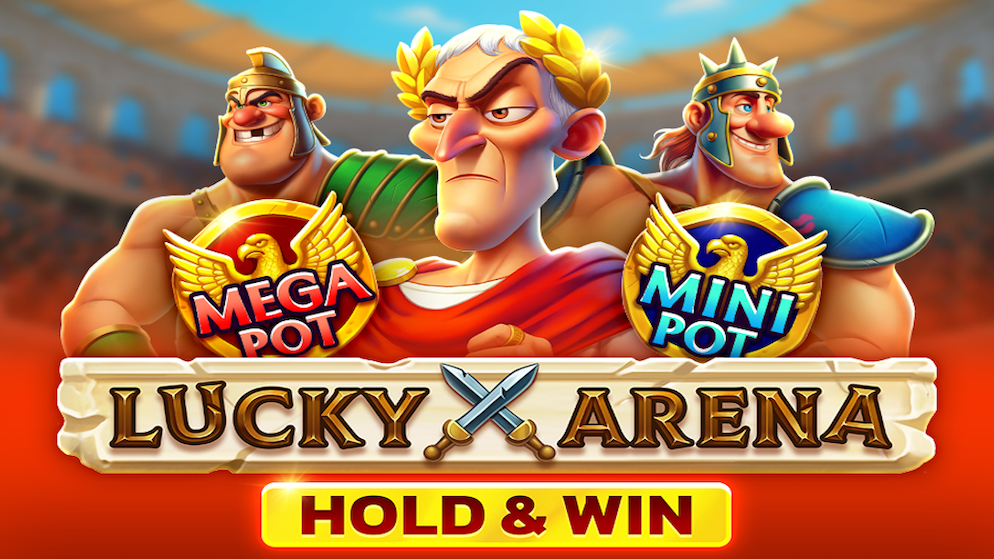 A promo banner of Lucky Arena Hold and Win by 1spin4win 