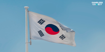 The South Korean flag representing Paradise Co’s record-breaking financial year.