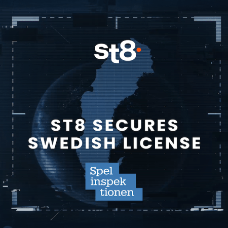 St8 Enters Regulated Market of Sweden by Securing Spelinspektionen License