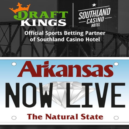 DraftKings Sportsbook Officially Launches Online Operations in Arkansas