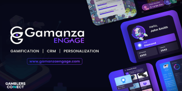 Gamanza Engage digital dashboard showcasing gamification, CRM, and personalization tools for Swiss online casino operators.