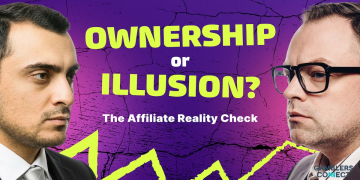 iGaming Unplugged podcast thumbnail featuring Levon Nikoghosyan and Ray Freilibs discussing "Ownership or Illusion: The Affiliate Reality Check."