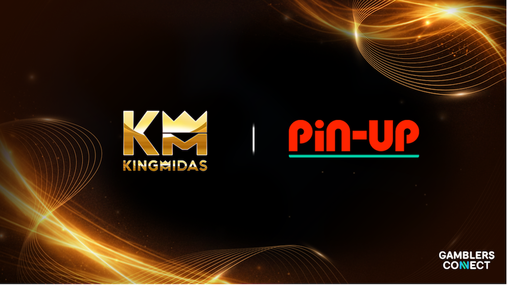 Stylized KingMidas Games branding representing their diverse library of slots, cards, and virtual experiences.