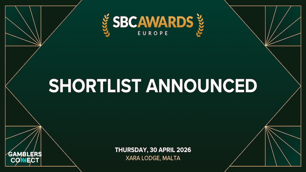SBC has announced the finalists for the 2026 Europe Awards, with Betsson Group and Sportradar leading the nominations.