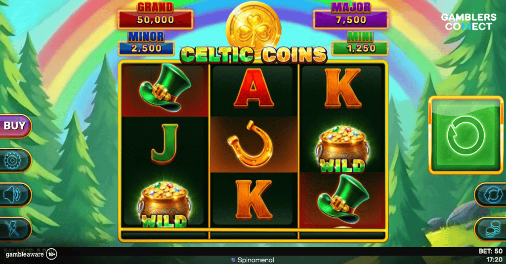 Spinomenal Strikes Gold with the Launch of Celtic Coins – Hold & Hit 3×3