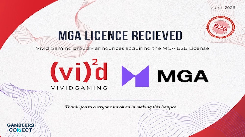 Vivid Gaming Secures 10-Year MGA B2B License