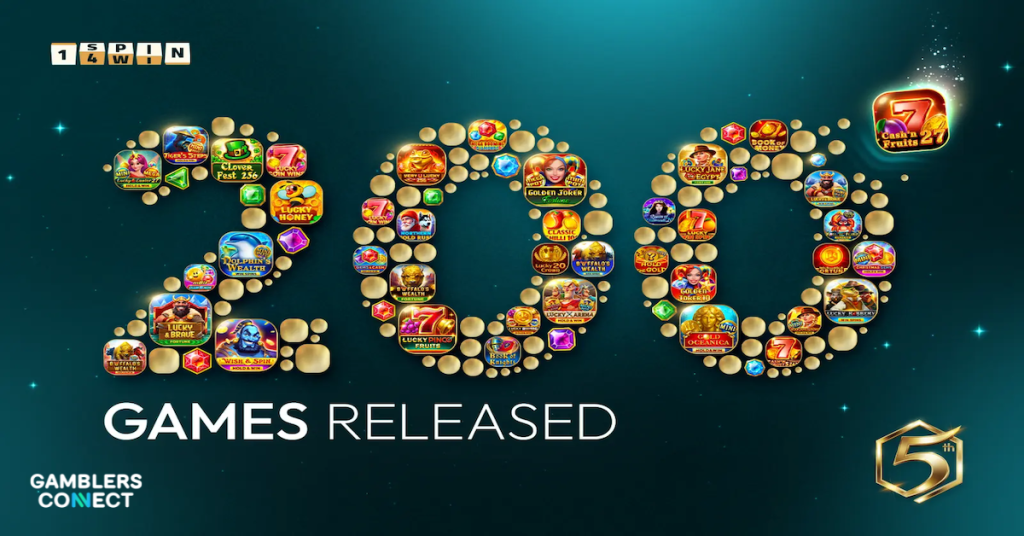 1spin4win Reaches Landmark 200th Release with Launch of “Cash’n Fruits 27”