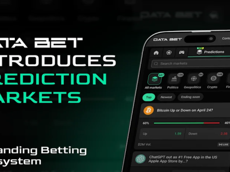 DATA.BET Launches Prediction Markets Vertical; Focuses on Fiat and Sportsbook Logic
