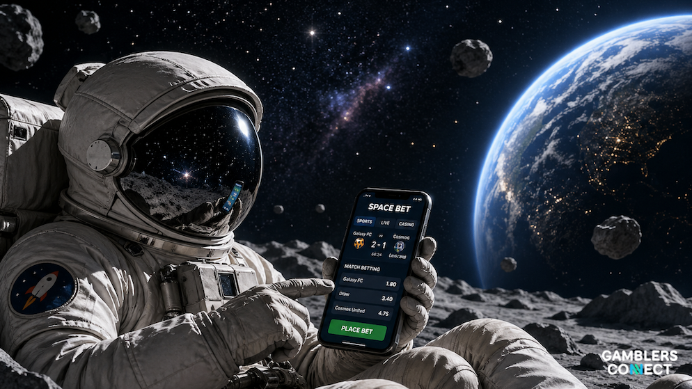 Challenger betting brand Midnite has officially redefined the "reach" of mobile wagering by becoming the first app to successfully execute a live bet from space, i.e. the upper atmosphere. 
