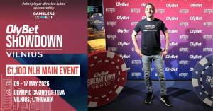 Gamblers Connect Sponsors Miroslav Lukac at OlyBet Vilnius