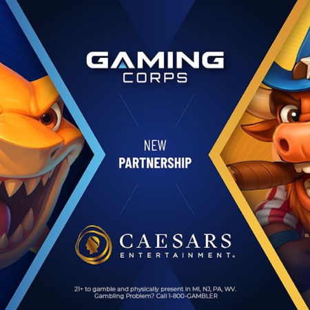 Caesars Entertainment Bolsters North American iGaming Suite with Gaming Corps Partnership