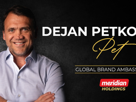Meridian Holdings Names Dejan Petković Global Brand Ambassador Following Record Q1