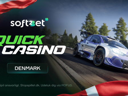 Soft2Bet Launches QuickCasino.dk in Denmark with Rally-Themed Gamification