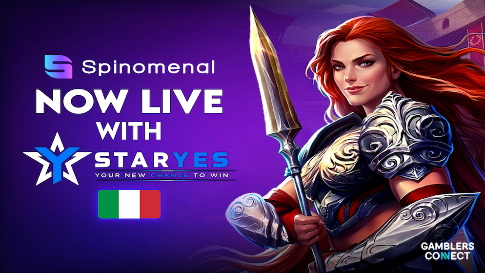  Spinomenal has officially announced a new strategic partnership with the innovative Italian gaming operator Staryes.
