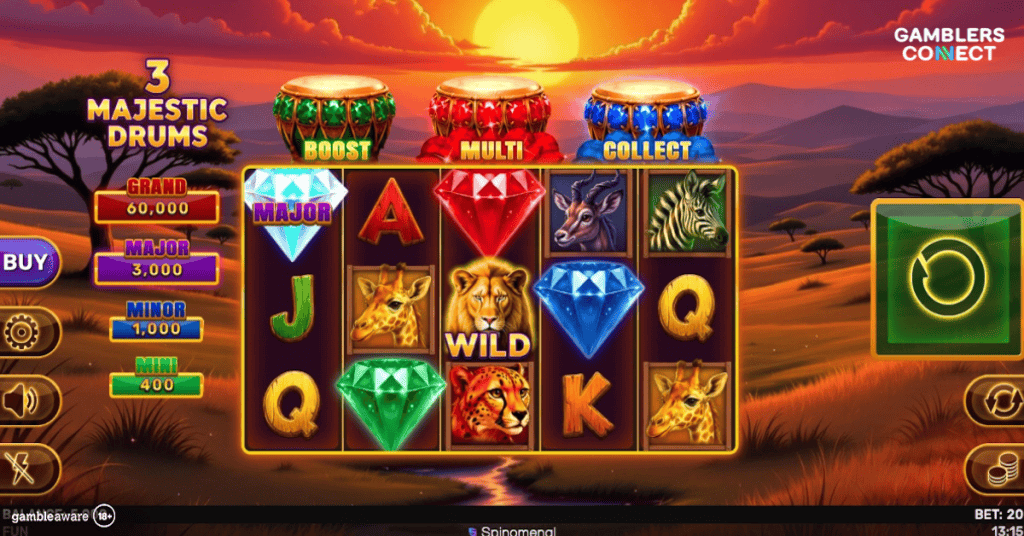 Spinomenal Supplements Wildlife Series with ‘3 Majestic Drums’