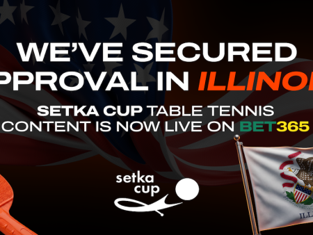BETER Secures Illinois Gaming Board Approval for Setka Cup Table Tennis Live Data