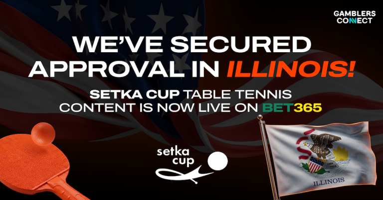 BETER Secures Illinois Gaming Board Approval for Setka Cup Table Tennis Live Data