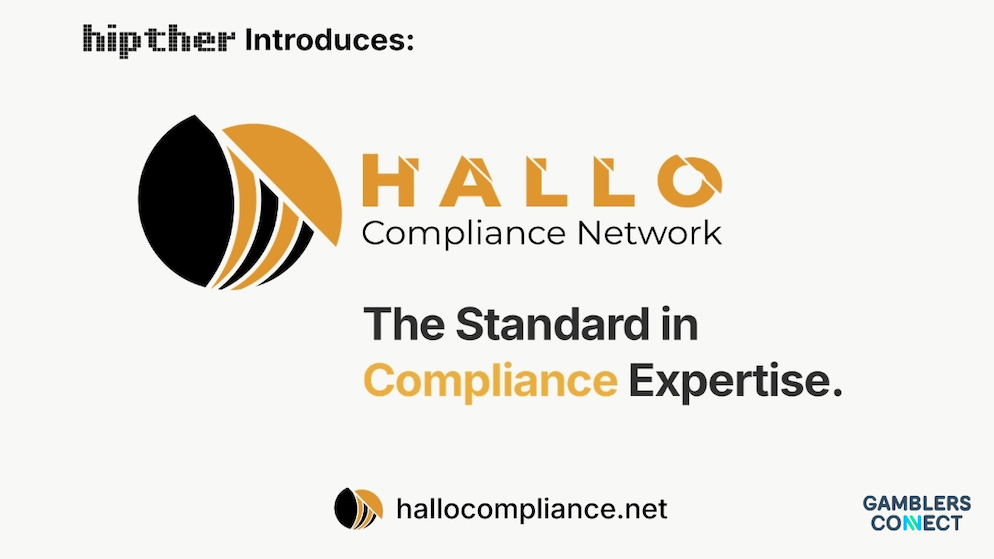 HIPTHER Launches 'HALLO' Compliance and Legal Operations Directory 1 Digital user interface mockup of HIPTHER's HALLO compliance platform, illustrating the expert directory listings, global corporate membership tiers, and the HALLO Resources intelligence hub.