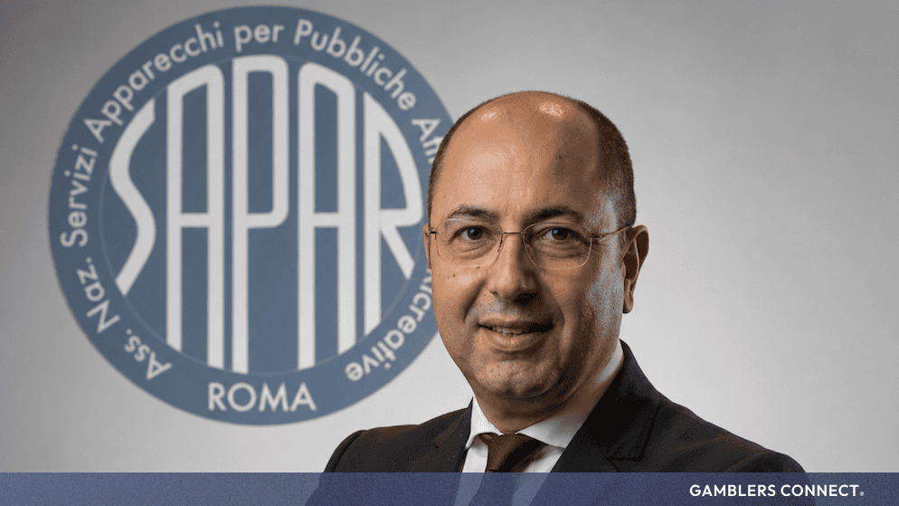 Institutional executive profile of Italian gaming association leadership detailing international B2B events and regulatory roadmaps.