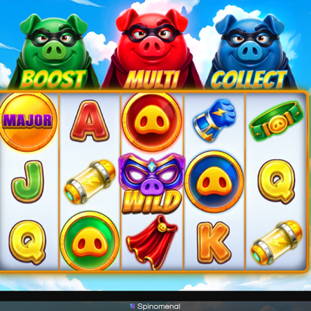 Spinomenal Launches Superhero Themed Slot “3 Hero Piggies” with 3,000x Jackpot