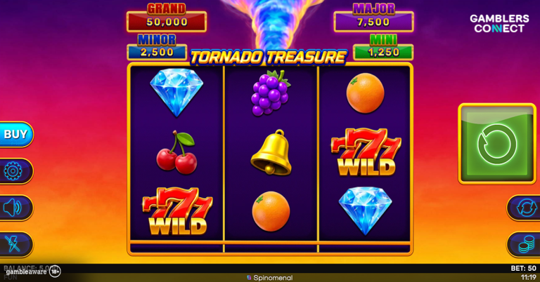 Spinomenal Expands Hold & Hit Portfolio with Tornado Treasure 3×3 Launch