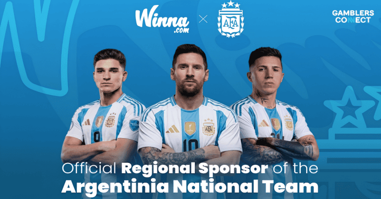 Winna.com Named Official Regional Sponsor of the Argentina National Football Team