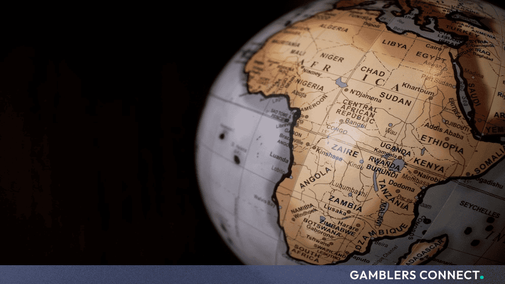 Globe highlighting African regions where BongoBongo and QTech expanded operations.