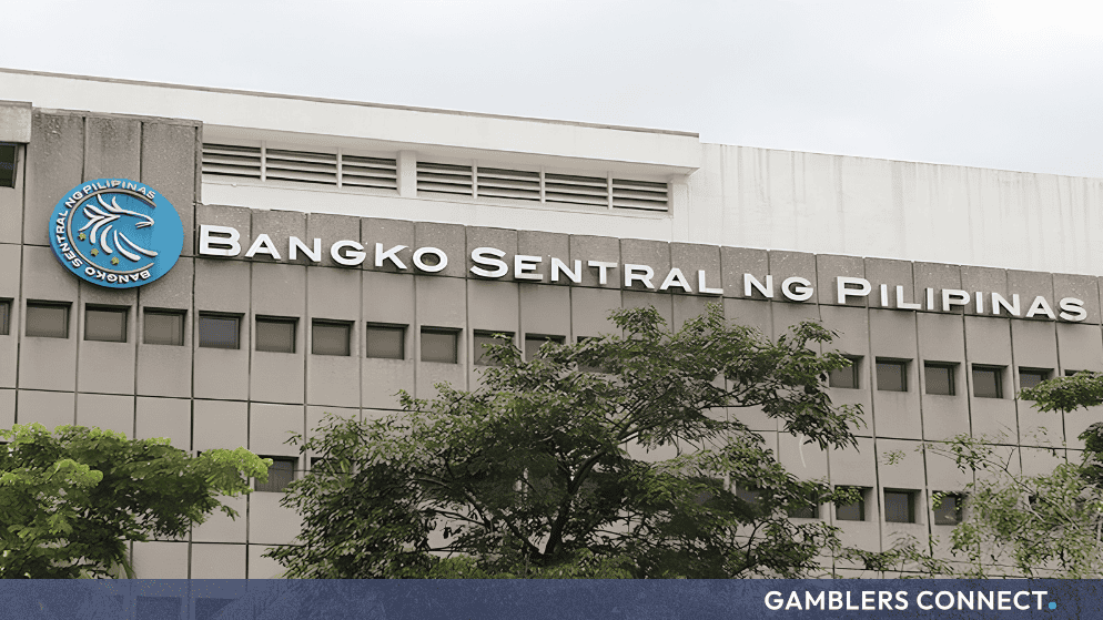 Architectural view of the Bangko Sentral ng Pilipinas building representing the Philippine central bank.