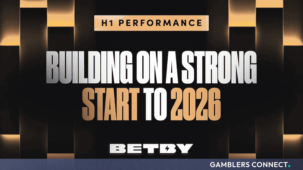 Betby H1 performance graphic highlighting supplier growth.