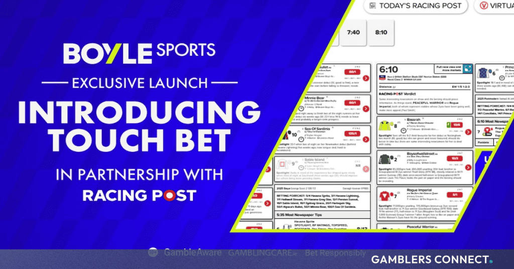 BoyleSports Launches “Touch Bet” Across Digital Racing Post Shops Estate