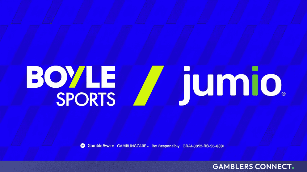 The official brand banner highlighting the partnership between BoyleSports and Jumio for automated player verification under the Gambling Regulation Act 2024.