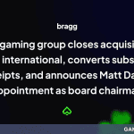Bragg Gaming Group Closes Drayton International Acquisition and Appoints Matt Davey as Chairman