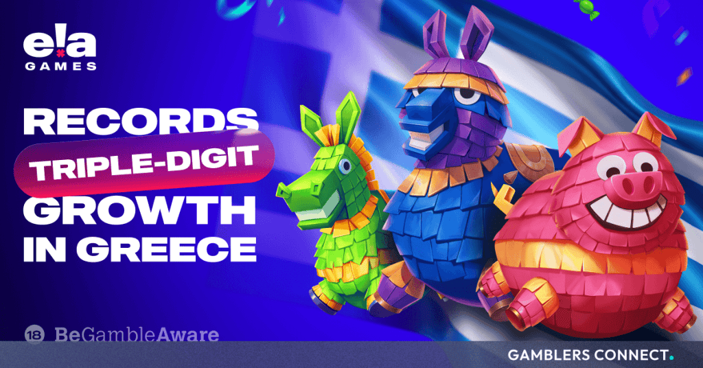 ELA Games Records Triple-Digit Growth in the Regulated Greek iGaming Market