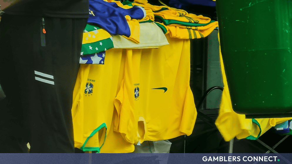 Brazil's SPA Opens Ad Investigation into Esportes da Sorte 1 Close-up of official CBF Brazil football merchandise, illustrating the domestic sports marketing landscape under review by the SPA.