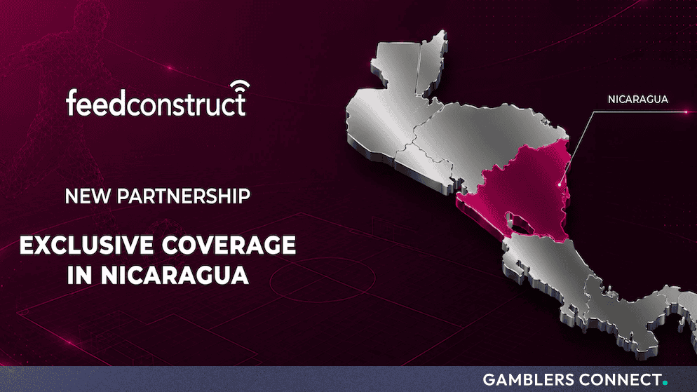 FeedConstruct Secures Exclusive Worldwide Data and Streaming Rights for Nicaraguan Football 1 Official FeedConstruct partnership graphic highlighting exclusive coverage of Nicaraguan football.